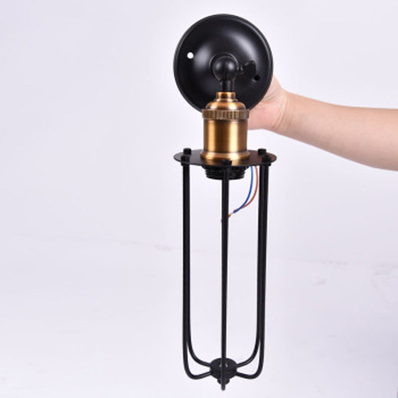 Rotatable Hollow Cylindrical Iron Wall Lamp