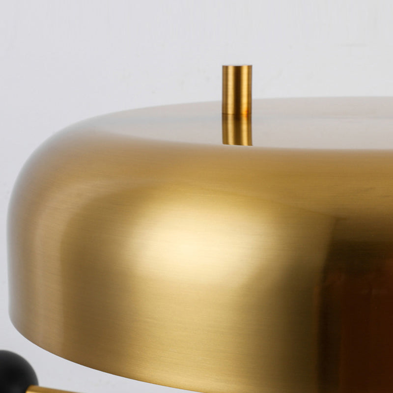 Geometric Iron Marble Study Table Lamp