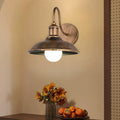 Pot Lid Iron Hallway Wall Lamp