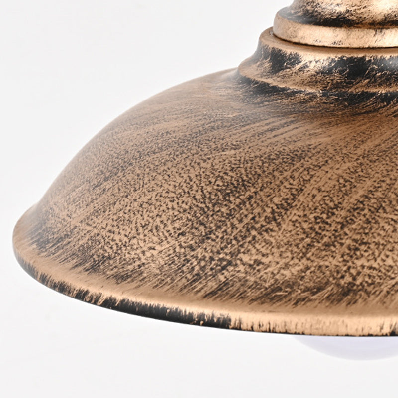 Pot Lid Iron Hallway Wall Lamp