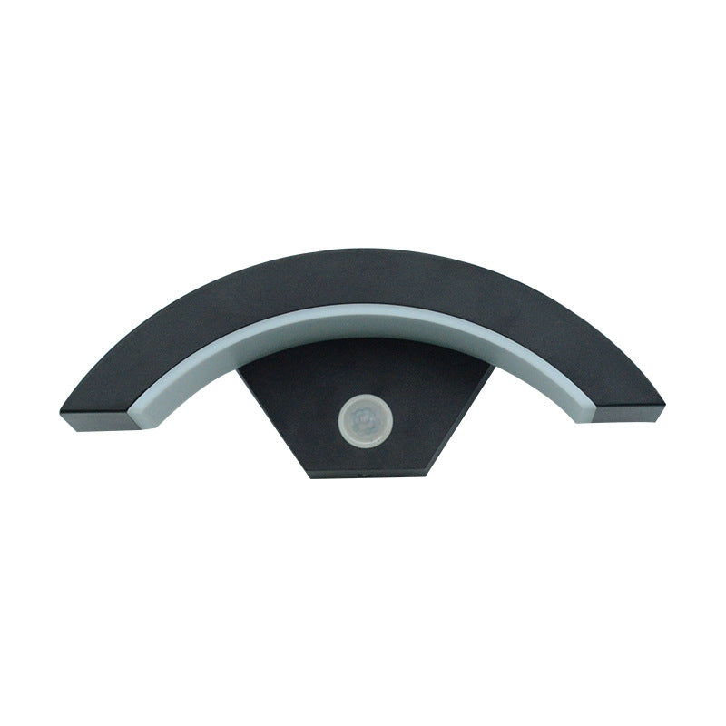 Arc Aluminum Acrylic Sensor Outdoor Light