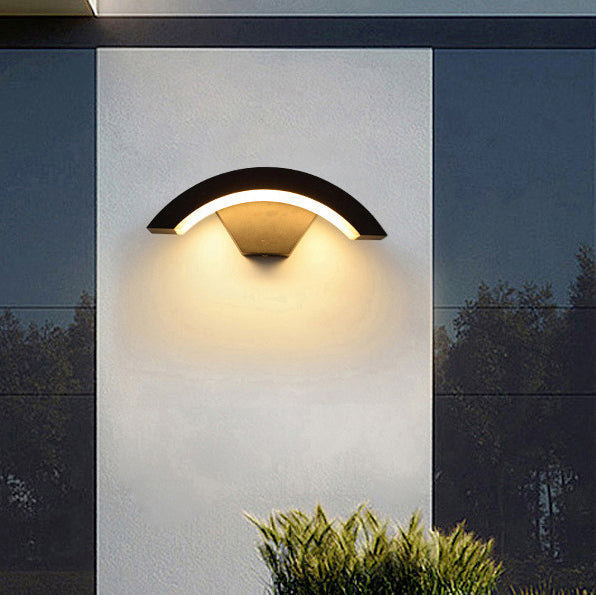Arc Aluminum Acrylic Sensor Outdoor Light