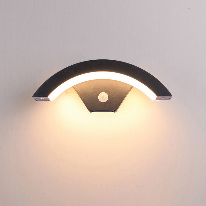 Arc Aluminum Acrylic Sensor Outdoor Light