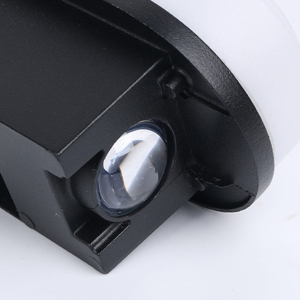 Cylindrical Aluminum PC Garden Outdoor Light