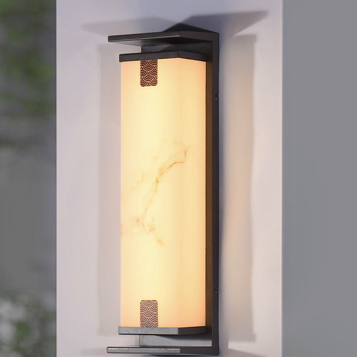 Rectangular Aluminum Glass Garden Outdoor Light