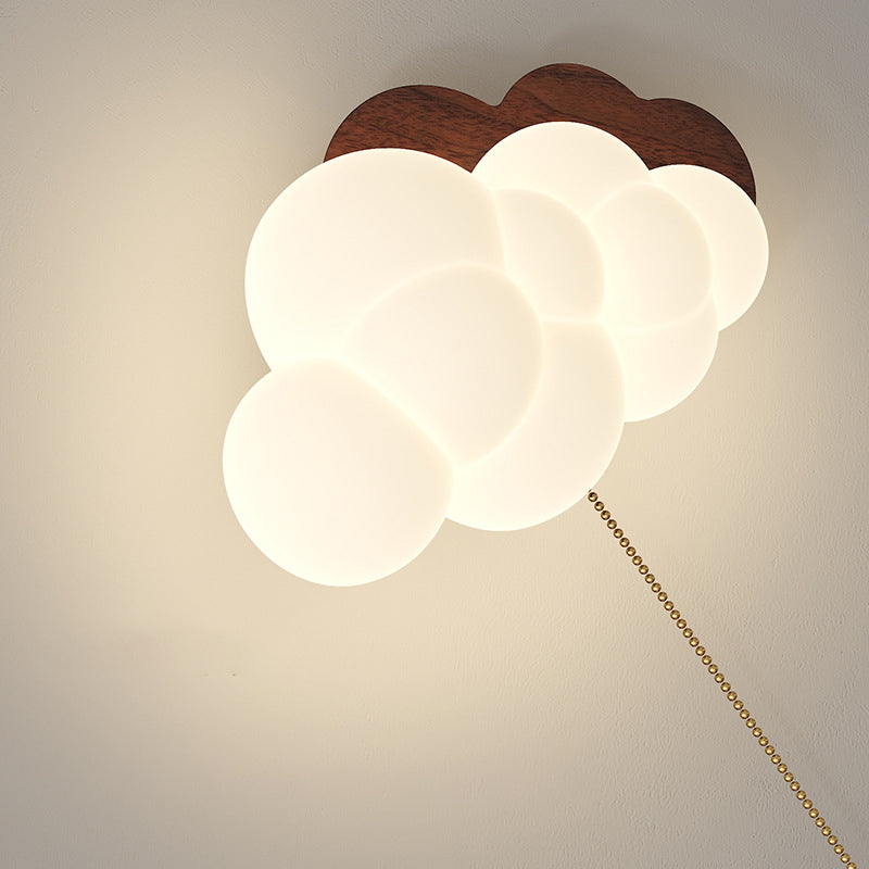 Cloud Iron PE Zipper Wall Lamp