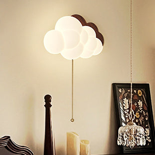 Cloud Iron PE Zipper Wall Lamp