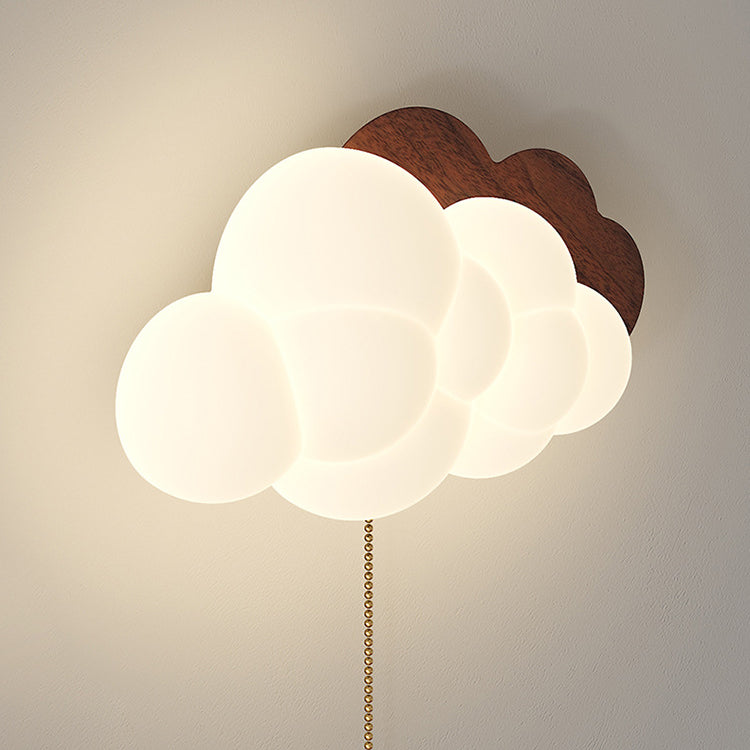 Cloud Iron PE Zipper Wall Lamp