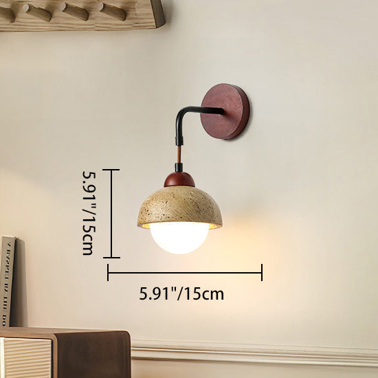 Geometric Shape Iron Resin Wall Lamp