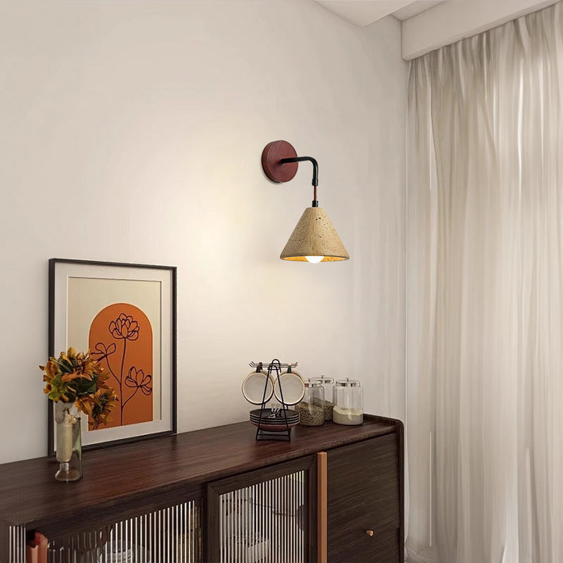 Geometric Shape Iron Resin Wall Lamp