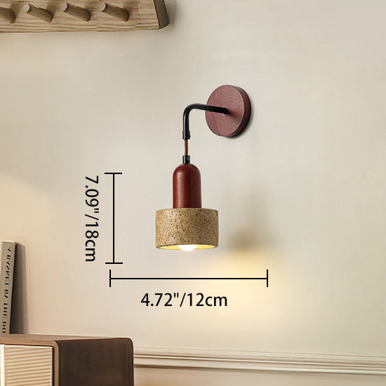 Geometric Shape Iron Resin Wall Lamp