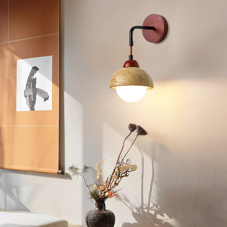 Geometric Shape Iron Resin Wall Lamp