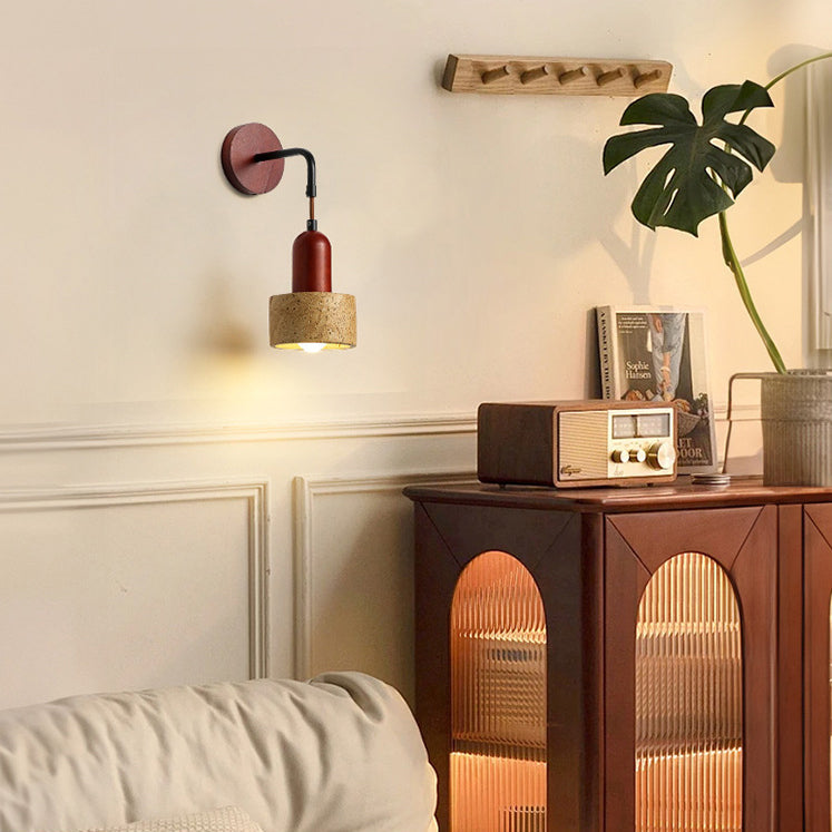 Geometric Shape Iron Resin Wall Lamp