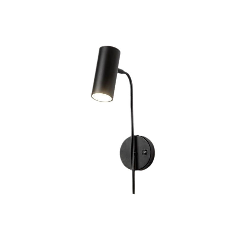 Rotatable Cylindrical Iron Bedroom Wall Lamp