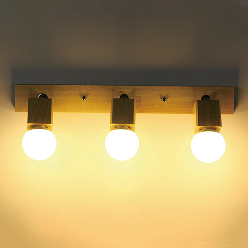 Rotatable Long Strip Square 3-Light Wall Lamp