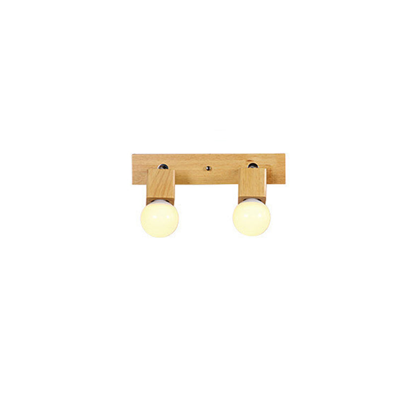 Rotatable Long Strip Square 3-Light Wall Lamp