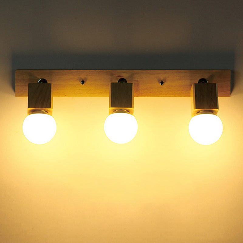 Rotatable Long Strip Square 3-Light Wall Lamp