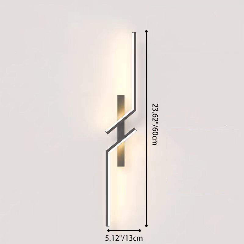 Linear Hardware Aluminum Hallway Wall Lamp