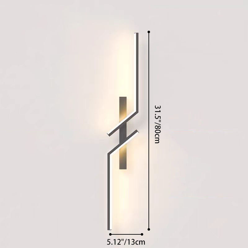 Linear Hardware Aluminum Hallway Wall Lamp