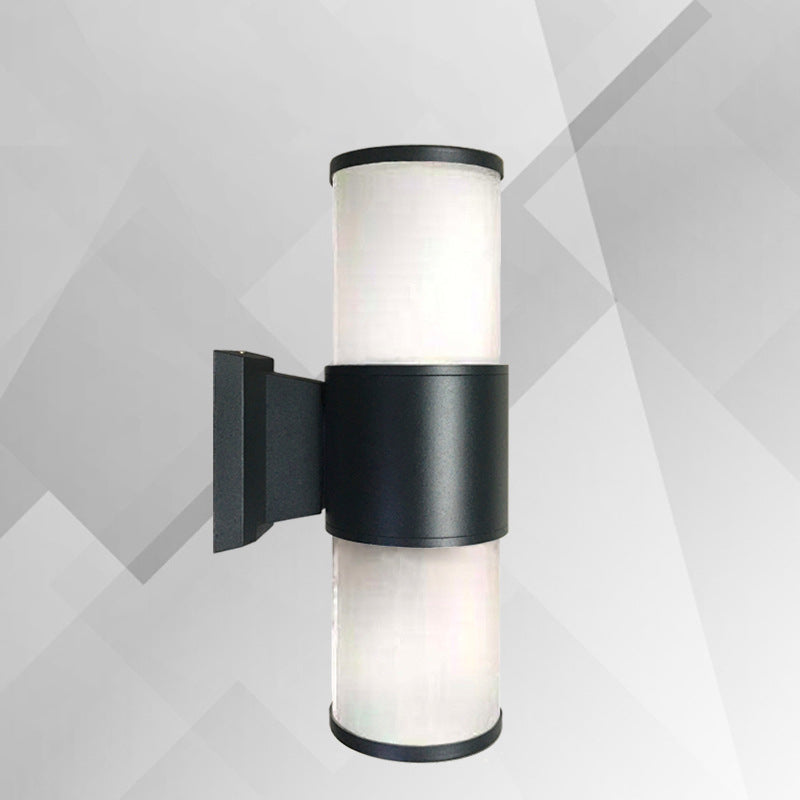 Aluminum Glass Linear Garden 2-Light Outdoor Light
