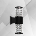 Aluminum Glass Linear Garden 2-Light Outdoor Light