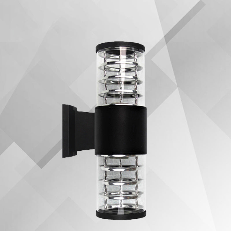 Aluminum Glass Linear Garden 2-Light Outdoor Light