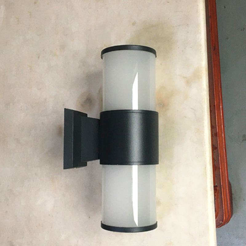 Aluminum Glass Linear Garden 2-Light Outdoor Light