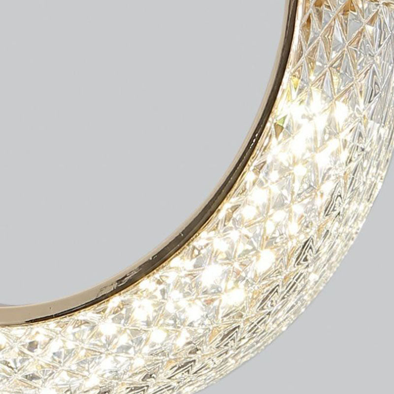 PVC Metal Acrylic Moon Wall Lamp
