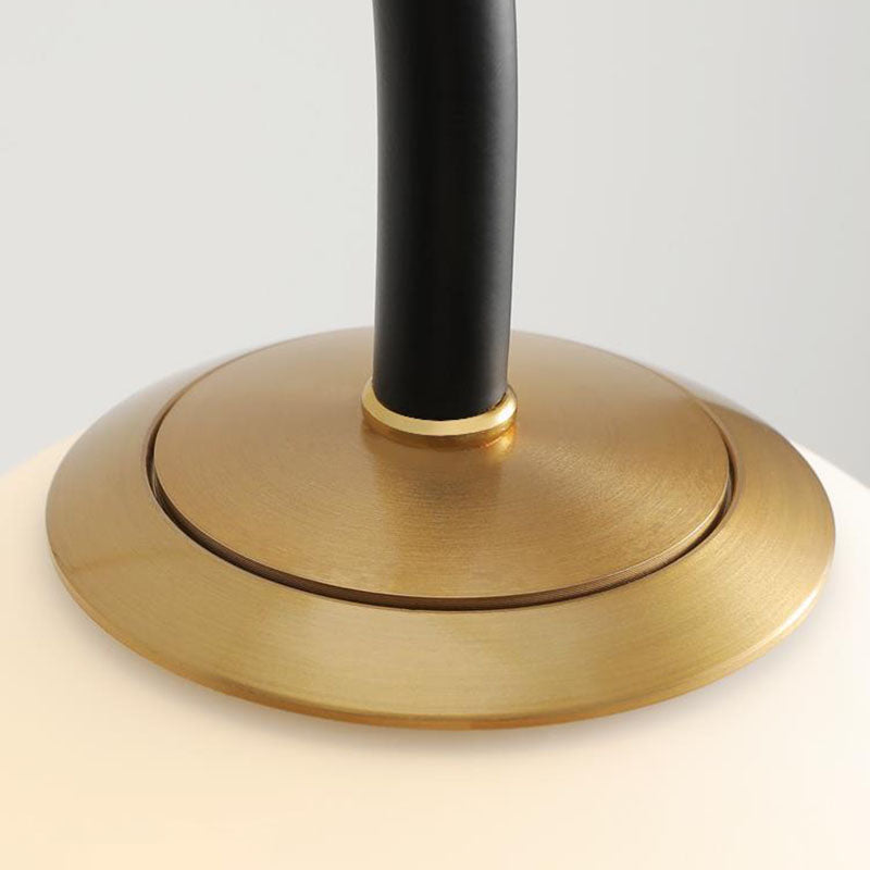 Iron Glass Long Stick Wall Lamp