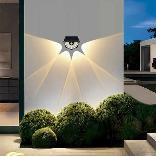 ABS PC Semicircle Patio Outdoor Light