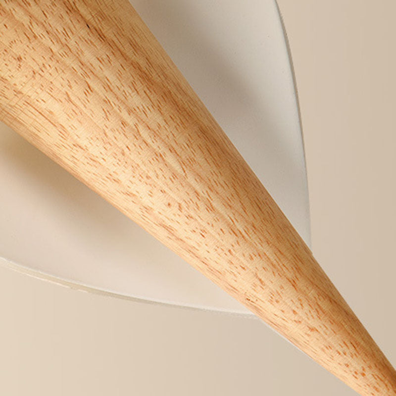 Wood Glass Ice Cream Wall Lamp