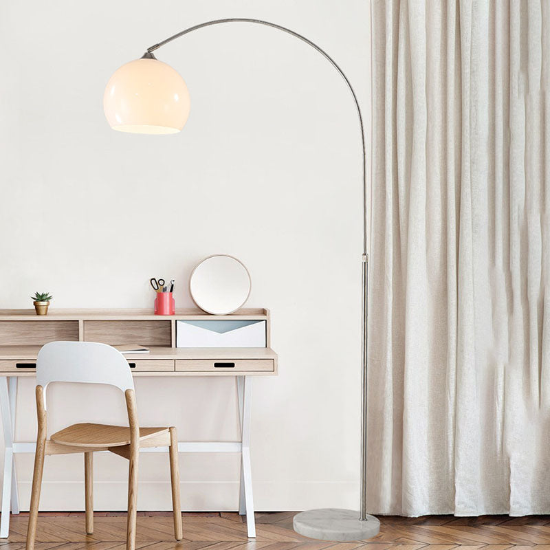 Modern Minimalist Marble Acrylic Floor Lamp