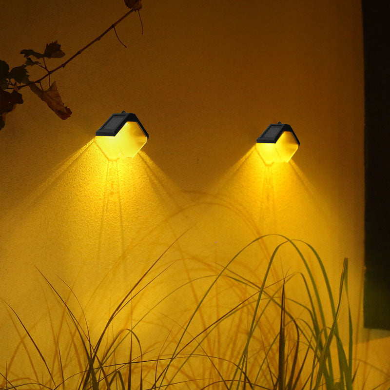 ABS PC Metal Square Outdoor Light