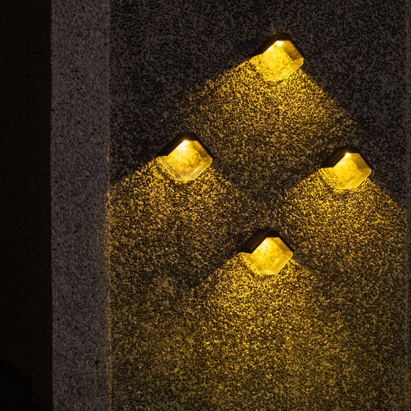 ABS PC Metal Square Outdoor Light