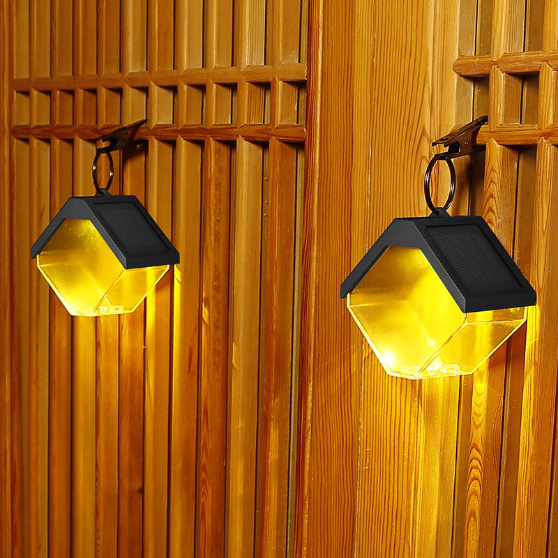 ABS PC Metal Square Outdoor Light