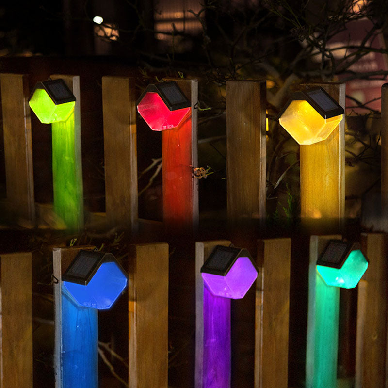 ABS PC Metal Square Outdoor Light