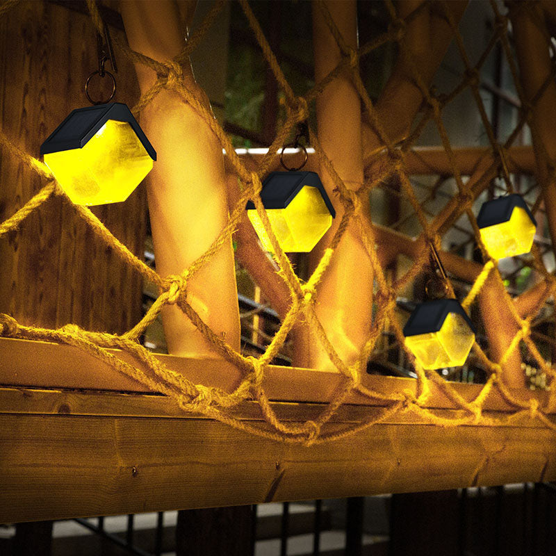 ABS PC Metal Square Outdoor Light