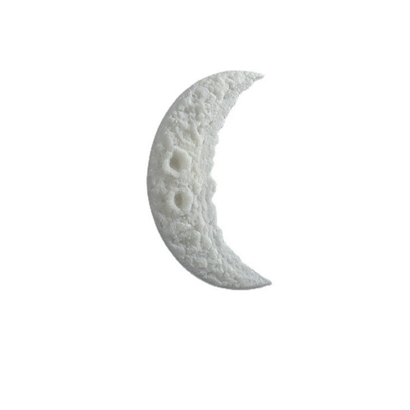 Resin Stainless Steel Moon Wall Lamp