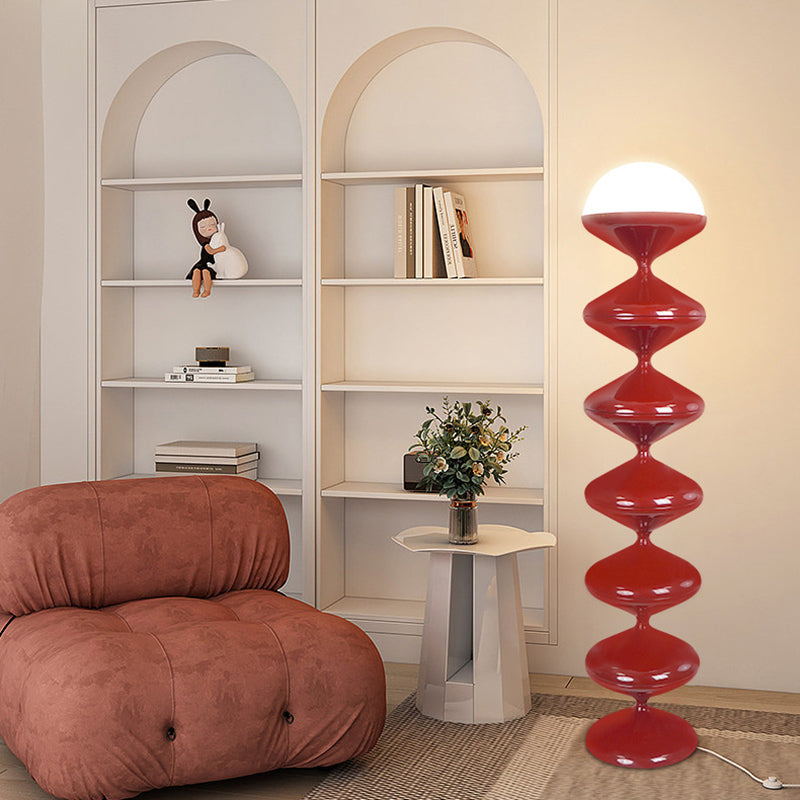 Contemporary Scandinavian Iron Acrylic Floor Lamp