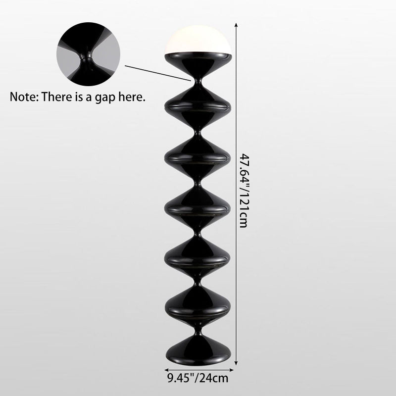 Contemporary Scandinavian Iron Acrylic Floor Lamp