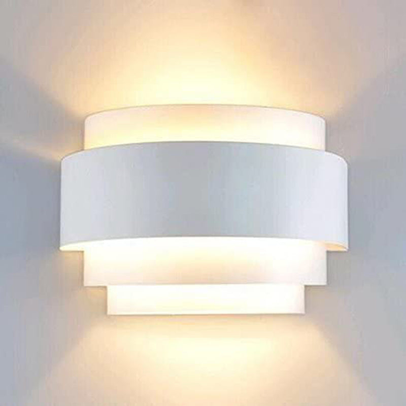Iron Semicircle Bedroom Wall Lamp