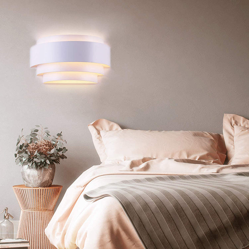 Iron Semicircle Bedroom Wall Lamp