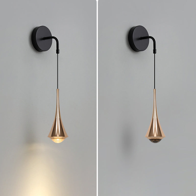 Aluminum Iron Linear Bedroom Wall Lamp