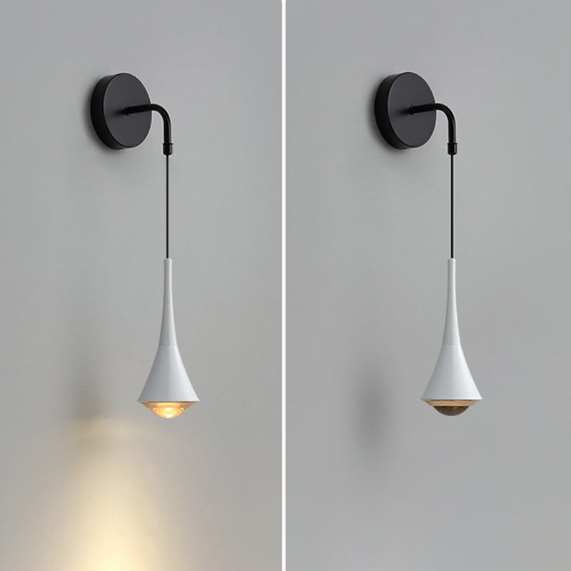 Aluminum Iron Linear Bedroom Wall Lamp