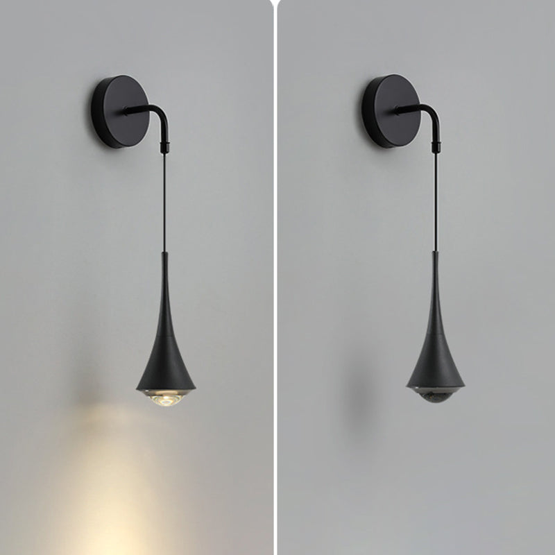 Aluminum Iron Linear Bedroom Wall Lamp