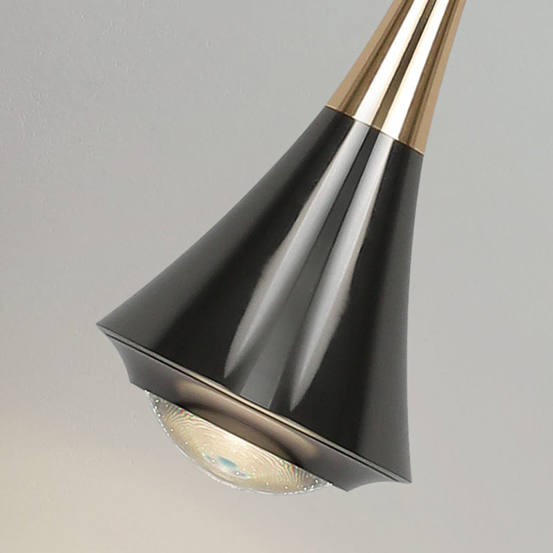 Aluminum Iron Linear Bedroom Wall Lamp