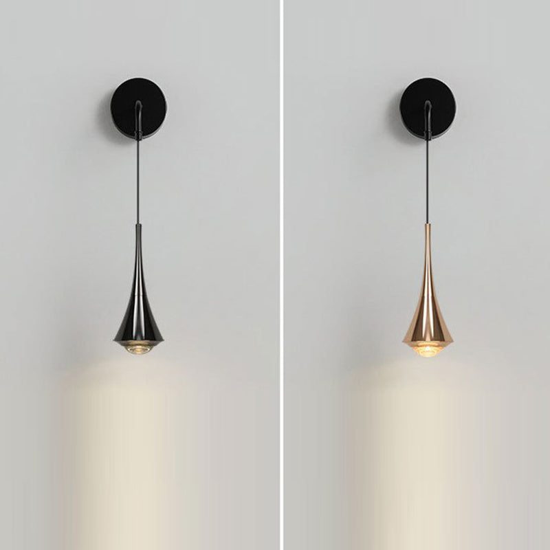 Aluminum Iron Linear Bedroom Wall Lamp