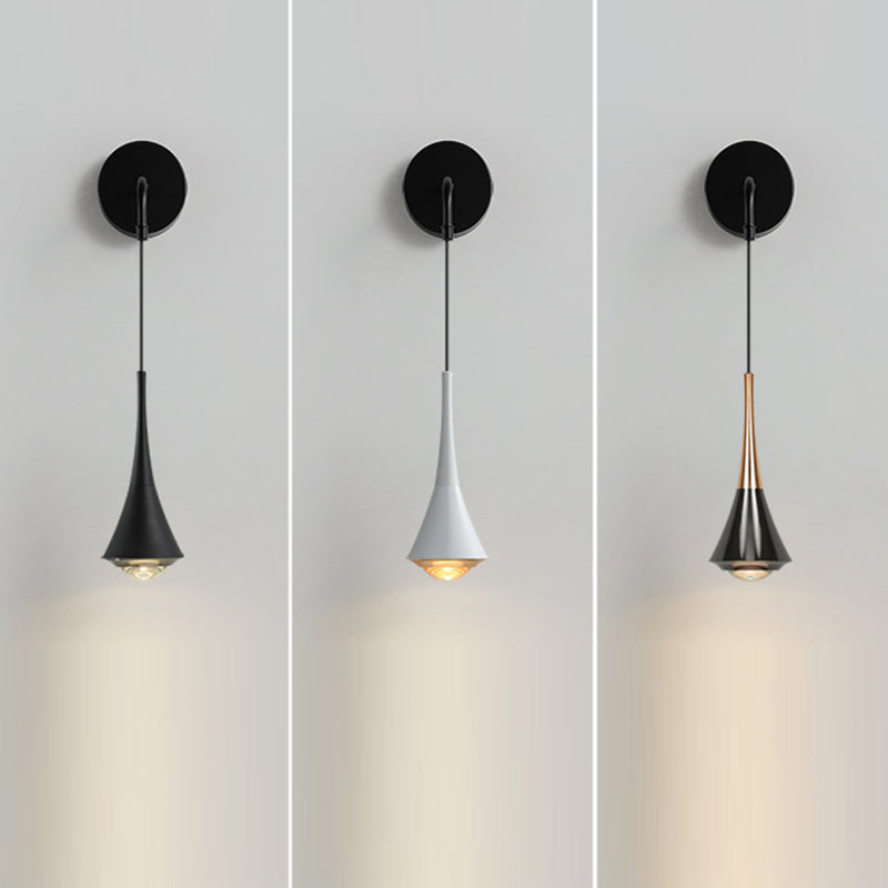Aluminum Iron Linear Bedroom Wall Lamp
