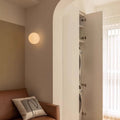 Metal Glass Ball Living Wall Lamp