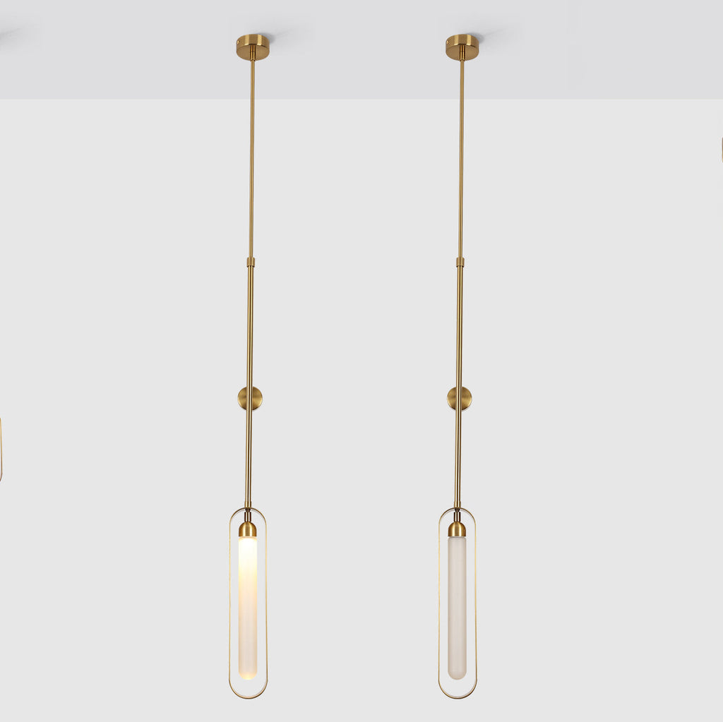 Iron Acrylic Linear Living Wall Lamp